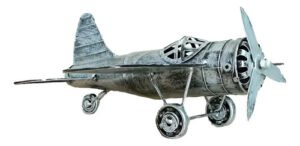 Miniatura Avião Segunda Guerra Mundial De Metal Hf024