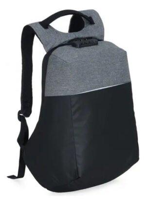 Mochila Notebook Anti Furto C/ Segredo Impermeável Grande Co Preto Liso